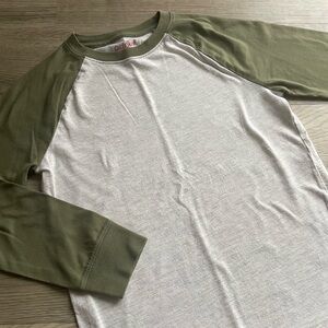 4/$25 | Cat & Jack | Long Sleeve Raglan Shirt for Boys | Baseball Tee | M (8-10)